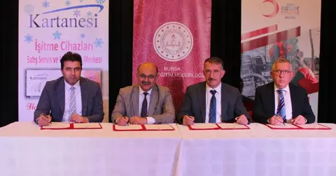 Bursa'da özel çocuklar için özel protokol... Atık piller ses oluyor