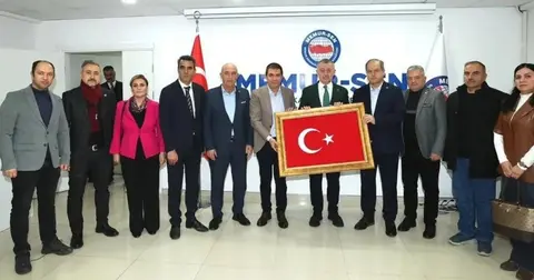 Kocaeli Memur-Sen, Başkan Büyükakın'ı ağırladı