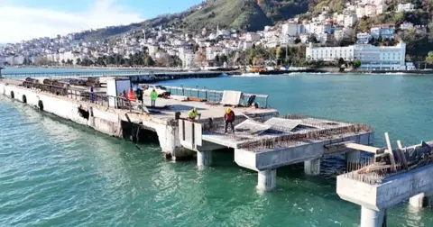 Ordu'da Altınordu rıhtımı yeniden canlanıyor