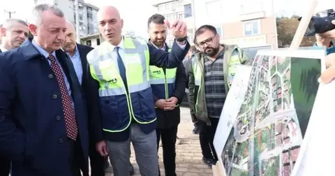 Kocaeli'de Başkan Büyükakın, Eskihisar Kavşağı'nda son durumu inceledi