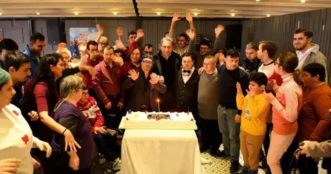 Antalya'da yeni yıla Engelsiz Kafe’de ‘merhaba’ dediler
