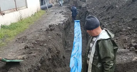 Trabzon'da Hacıköy’e altyapı hamlesi