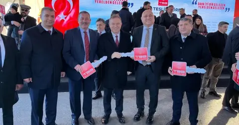 Milas'a TBB'den paletli ekskavatör hibe