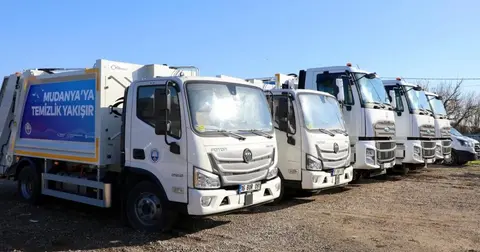 Mudanya Belediyesi temizlik filosunu güçlendirdi