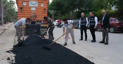 Antalya’da altyapı sonrası asfalt seferberliği