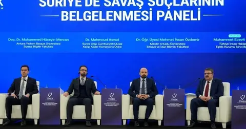 TİHEK, Suriye'de Esad rejimiyle ilgili insan hakları raporunu sundu