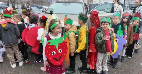 Kayseri Talas’taki ilkokulda Togg ile Yerli Malı Haftası etkinliği