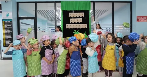 Kayserili minik şefler mutfağa girdi
