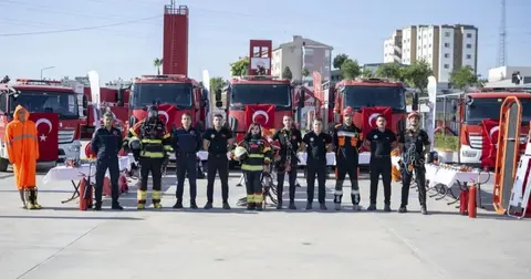 Mersin itfaiyesi modern ekipmanlarla güçlendi