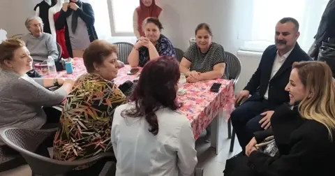 Başkan Martin’den kadınlara destek ziyareti