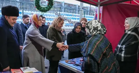 Ankara'da kadın emeği yeni yıl pazarı Keçiören’de ziyarete açıldı
