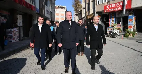 Bursa Karacabey'de Başkan Karabatı sahada