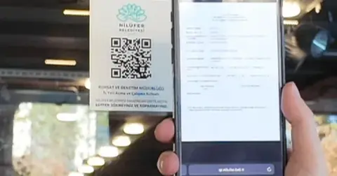 Bursa Nilüfer’de QR kod ile ruhsat dönemi başladı