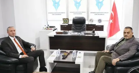 Ağrı'da Milli Eğitim Müdürü Kökrek’ten Ortadoğu Gazeteciler Cemiyeti’ne ziyaret