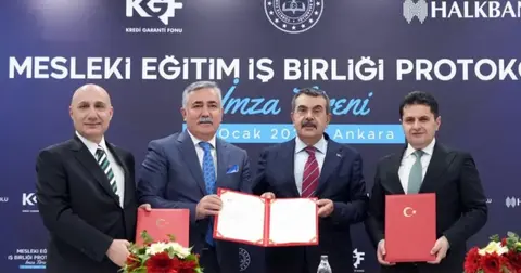 Mesleki eğitimde girişimcilik desteği... 3,7 milyar TL’lik protokol imzalandı