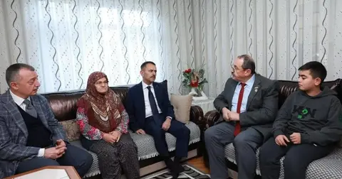 Kocaeli'de ilk ziyaret şehit ailelerine yapıldı