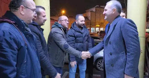 Bursa İnegöl protokolünden yeni yıl ziyareti