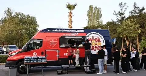 Büyükşehir’in mobil ikram araçları 1 yaşında