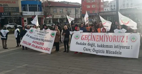 Emekliler Keşan’da geçim isyanını yükseltti