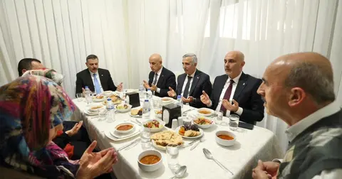 İçişleri Bakanı Çiftçi, Kahramanmaraş'ta Saylak ailesi ile iftar yedi