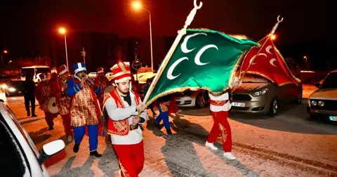 Nevşehir'de mehter takımı ilk sahurda sokaklarda dolaştı