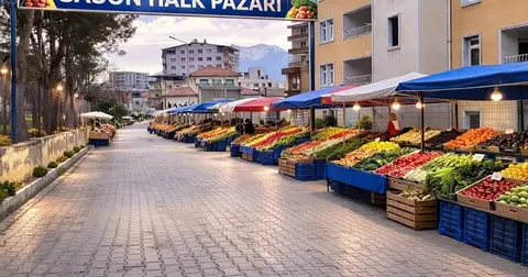 Sason'da Ramazan boyunca Halk Pazarı hizmet verecek