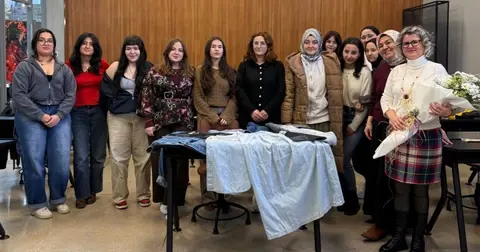Kocaeli Üniversitesi öğrencileri Sashiko atölyesinde denimi yeniden tasarladı
