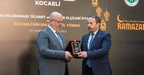 MÜSİAD Kocaeli’den 'Kocaeli’nin Enleri' ödülü Ekaldes’e