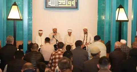 İnegöl'de Kadir Gecesi OSB Camii'nde törenle kutlandı