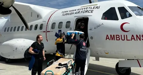 Hava Kuvvetleri’nden hayat kurtaran uçuş