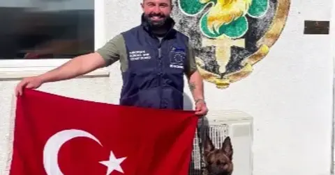 Gümrükler Muhafaza personeli FRONTEX dedektör köpek idarecisi unvanını kazandı