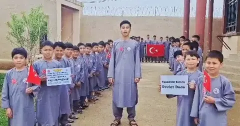 Afganistan’daki yetim çocuklardan 'Devlet Dede'ye teşekkür