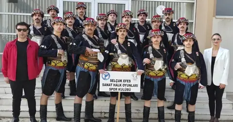 Selçuk Efes Halk Oyunları Kulübü İzmir İlinde Üçüncü Oldu