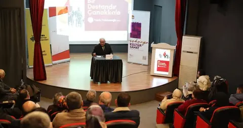 Sakarya’da Ramazan Kültür Sanat Takvimi ‘Bir Destandır Çanakkale’ söyleşi ile devam etti