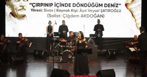 Mersin Büyükşehir’den Âşık Veysel’e vefa gecesi