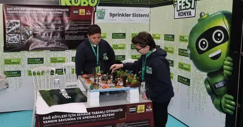 Konya’da ROBOFEST heyecanı... 917 robot yarışıyor