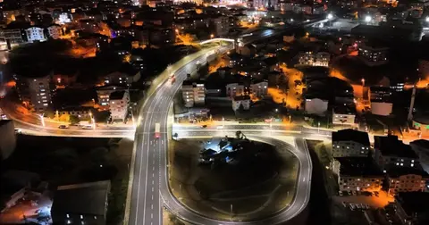 Kocaeli'de Gebze Eskihisar Feribot Yolu Köprülü Kavşak Projesi Tamamlandı