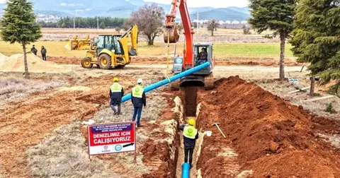 Denizli'de 3,7 km uzunluğunda modern su hattı tamamlandı