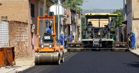 İzmir Büyükşehir’den Küçük Menderes’te yol yenileme hamlesi