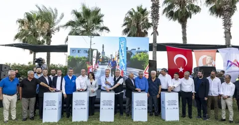 Mersin'de Tömük-Arpaçbahşiş Atıksu Projesinin Temeli Atıldı