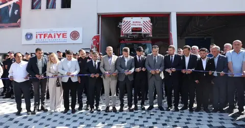 Büyükorhan tam donanımlı itfaiye binasına kavuştu