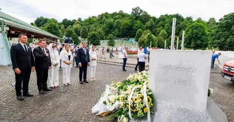 Başkan Tugay Srebrenica Katliamı’nı anma törenlerine katıldı
