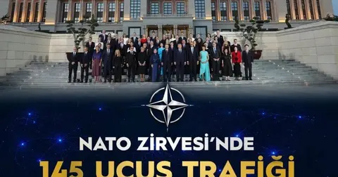 NATO Zirvesi'nde Ankara'da 145 uçuş hareketi gerçekleşti
