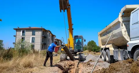 SASKİ, Adapazarı Karapınar Mahallesi'nde 8 kilometrelik atık su altyapısı için saha çalışmalarına başladı