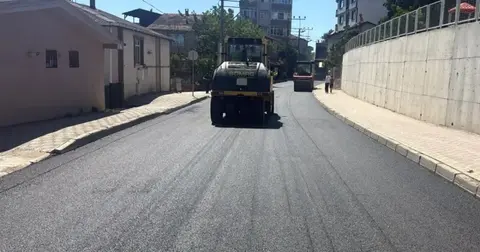 Kocaeli Gebze’de asfalt çalışması tamamlandı