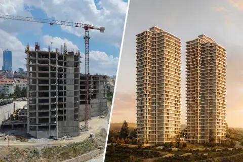 Ankara'ya 32 katlı ikiz ultra lüks rezidans geliyor