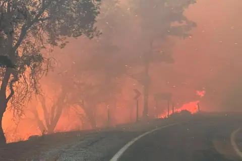 İstanbul İtfaiyesi Balıkesir'de yangına koştu