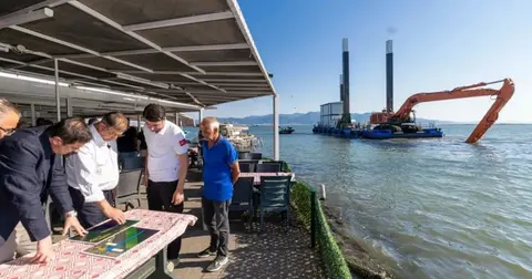 İzmir Körfezi'nde dip tarama çalışmaları devam ediyor