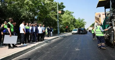 Bursa Panayır'ın altyapı ve yollarına Büyükşehir eli