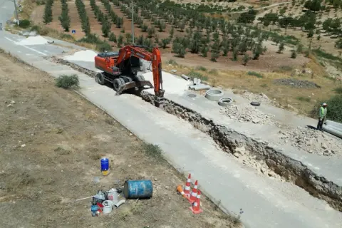 Bozova'da Kanalizasyon Altyapısı Güçlendirme Projesi Devam Ediyor